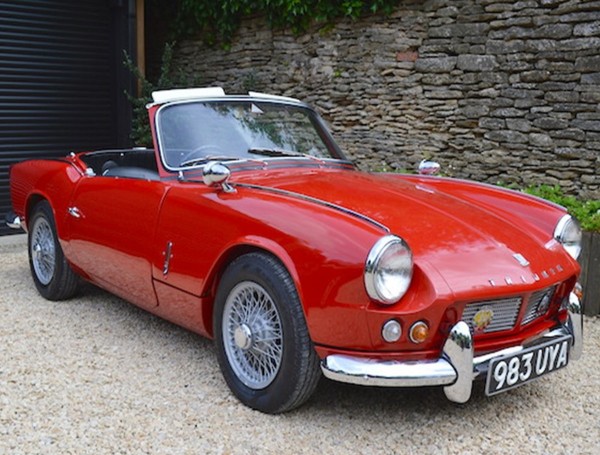 1963-triumph-spitfire with Spax dampers